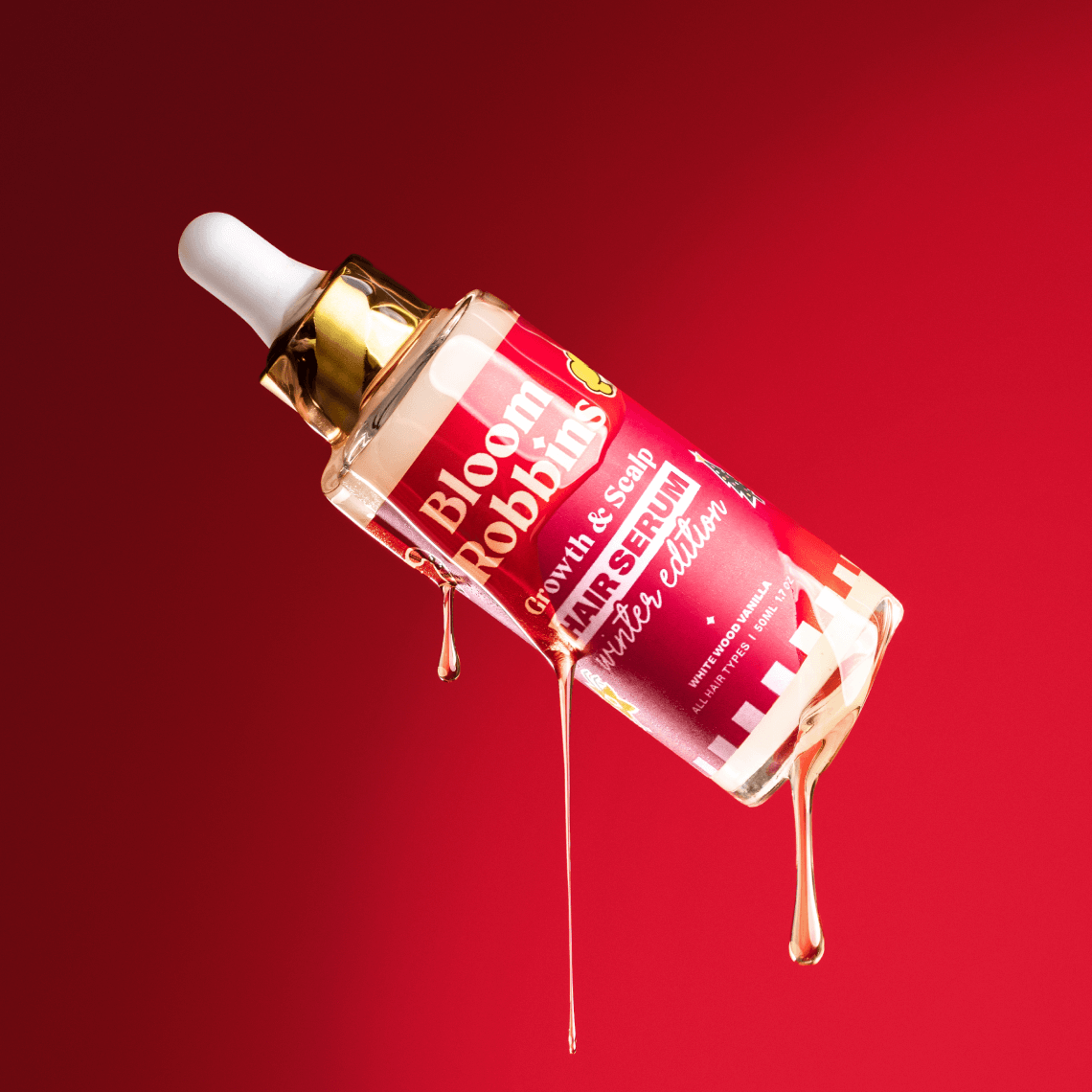 Sérum pro růst vlasů s vůní dřeva a sladké vanilky