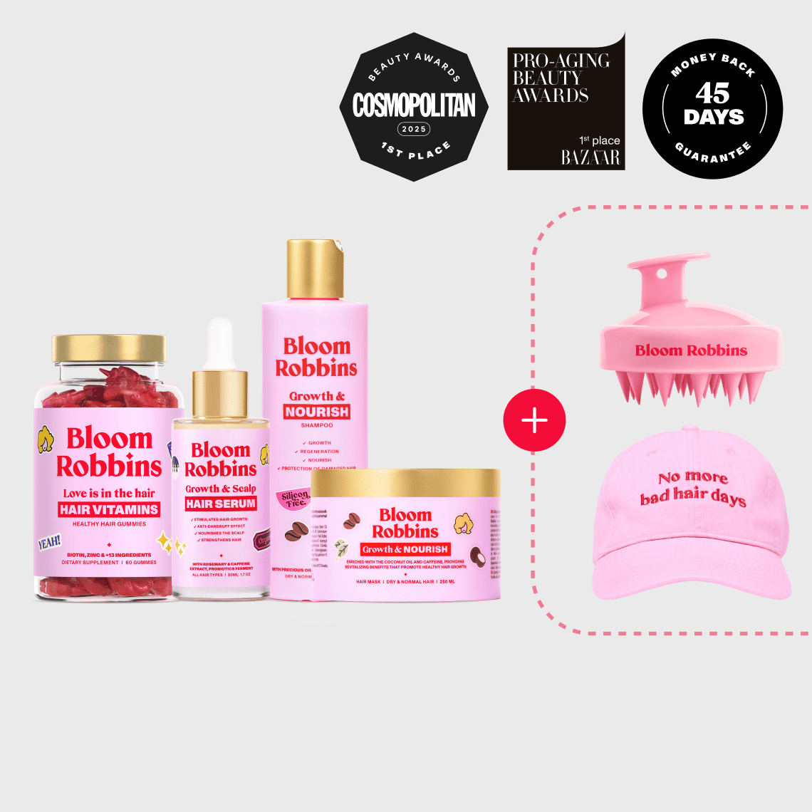 Vlasové balíčky pro růst a výživu vlasů