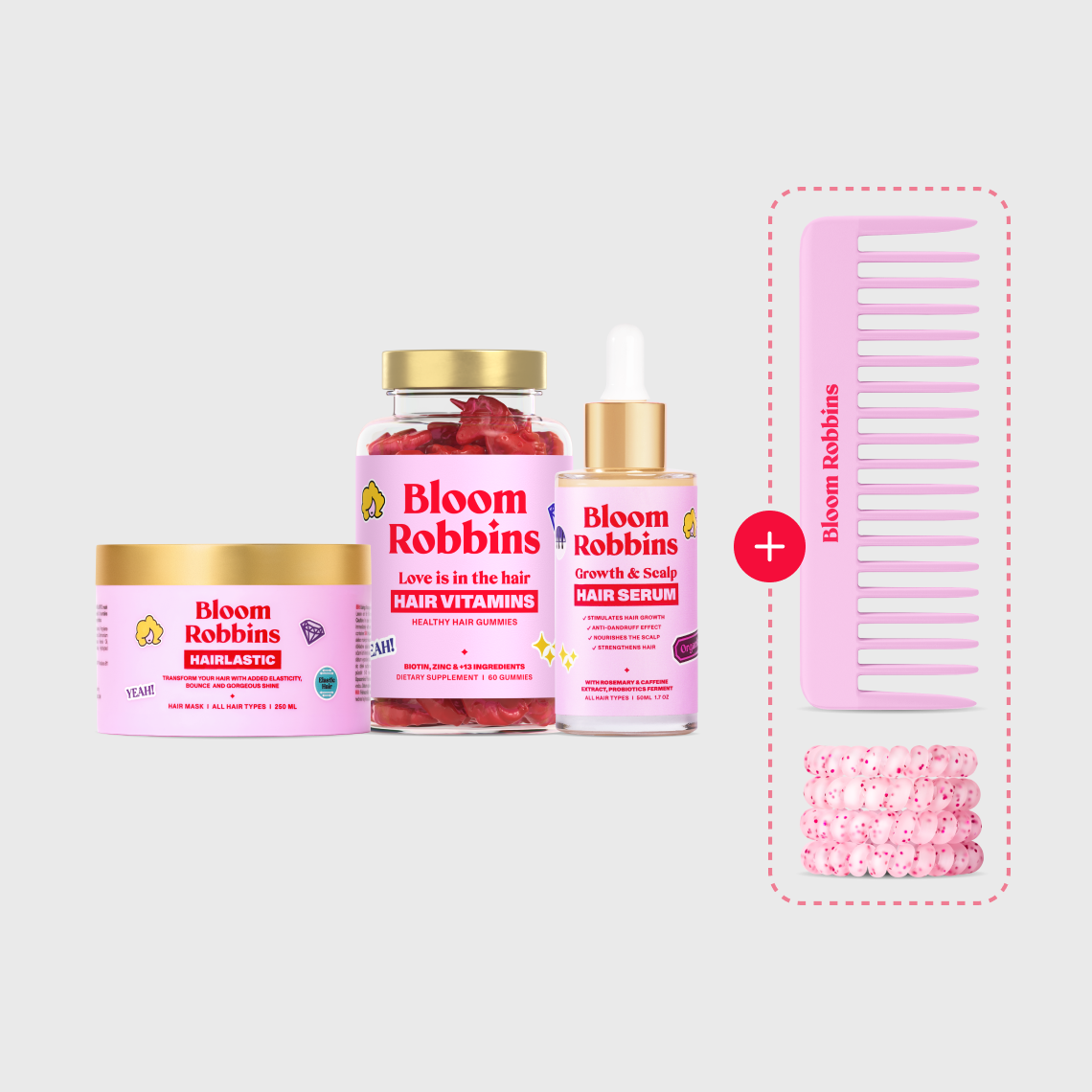 Vlasové trio pro dokonalý look s gumídkami