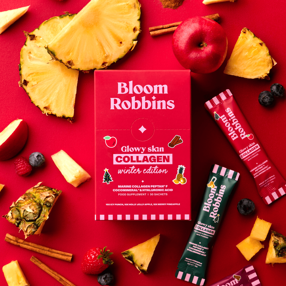 Kolagenový nápoj v 3 zimních příchutích