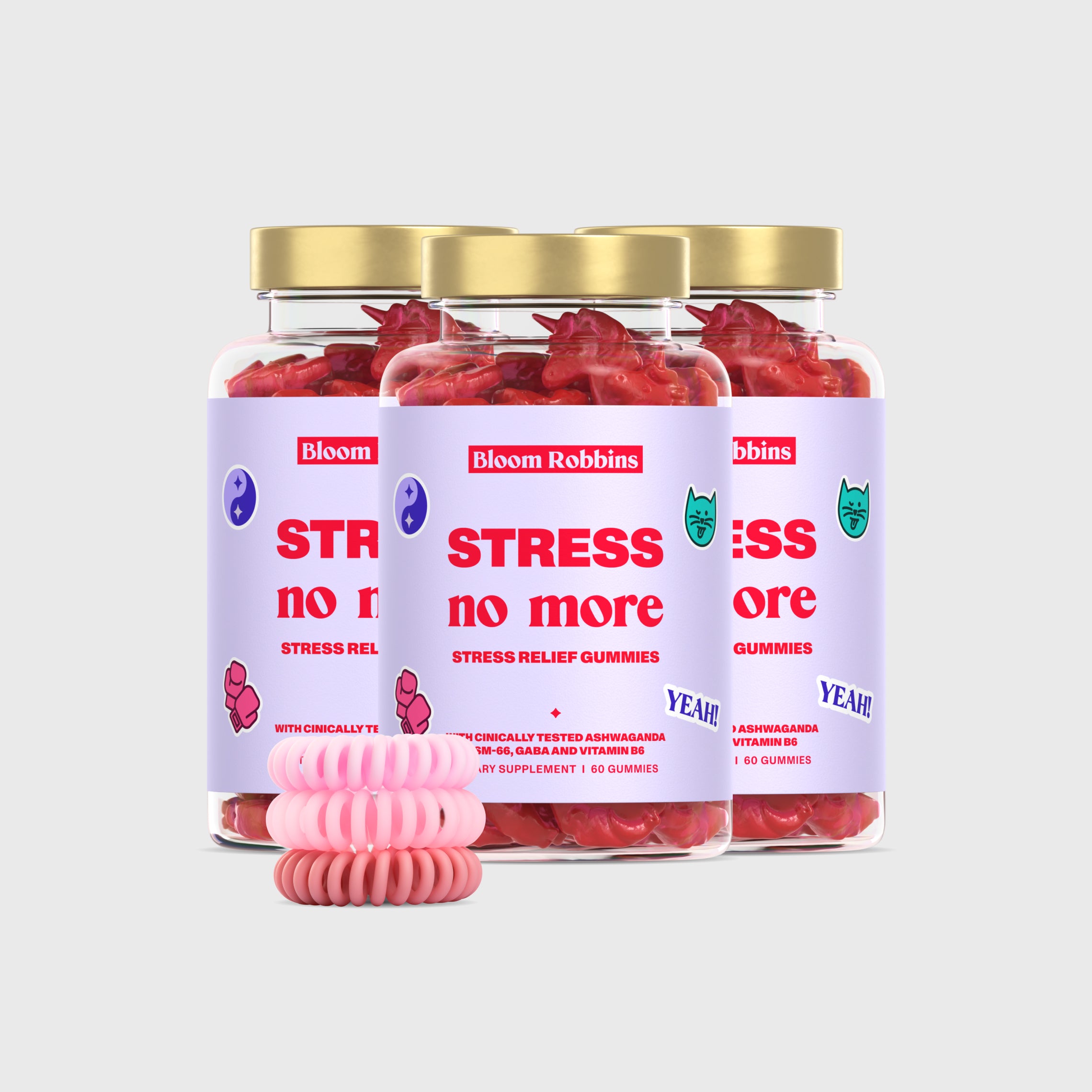 Vitamíny proti stresu s ashwagandhou - gumídci