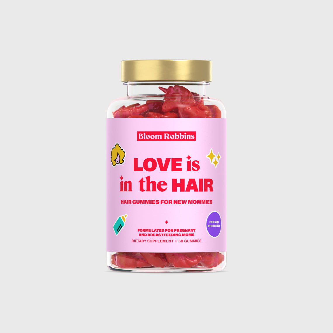 Vitamíny na vlasy pro maminky - gumídci